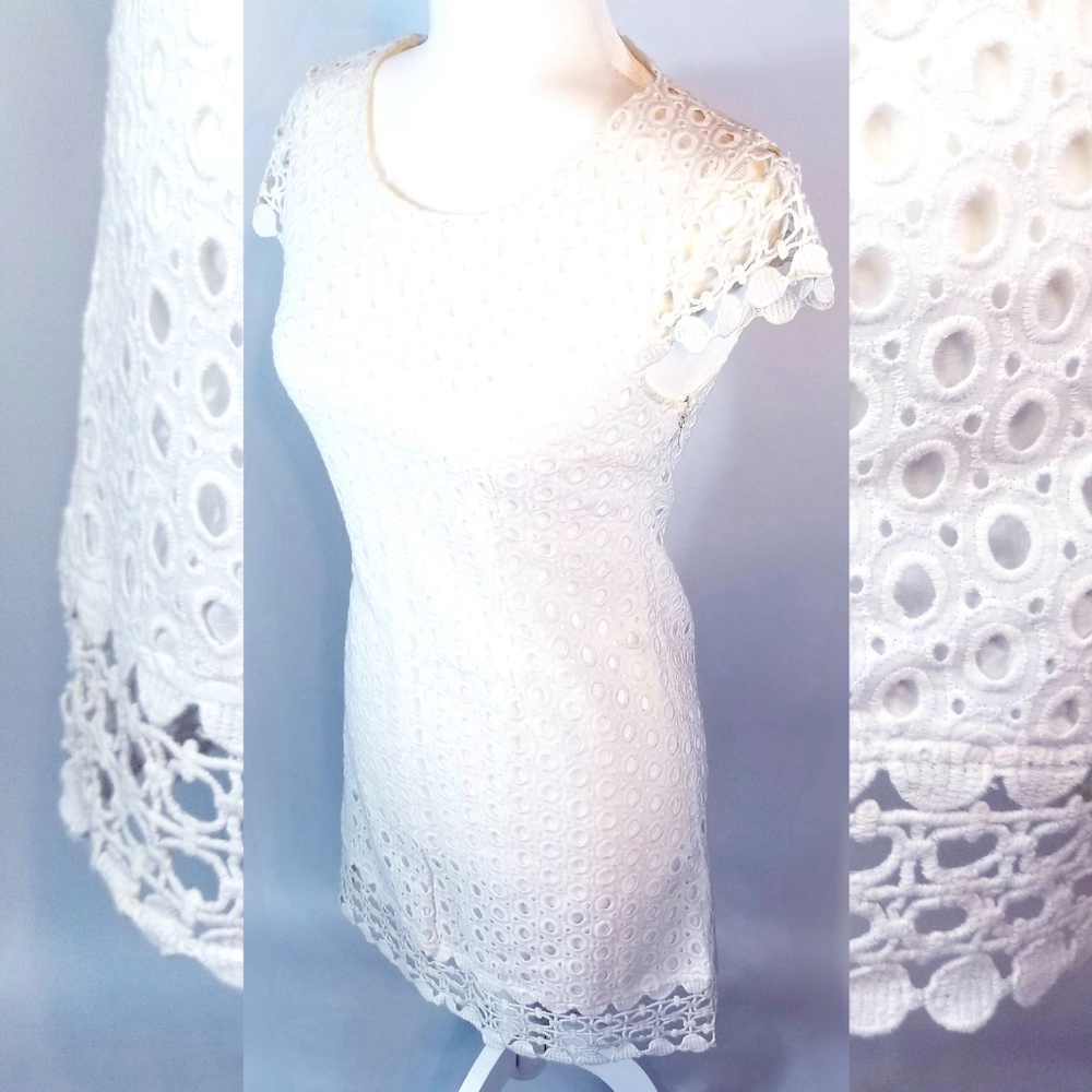 Joompy | Crochet Style Dress